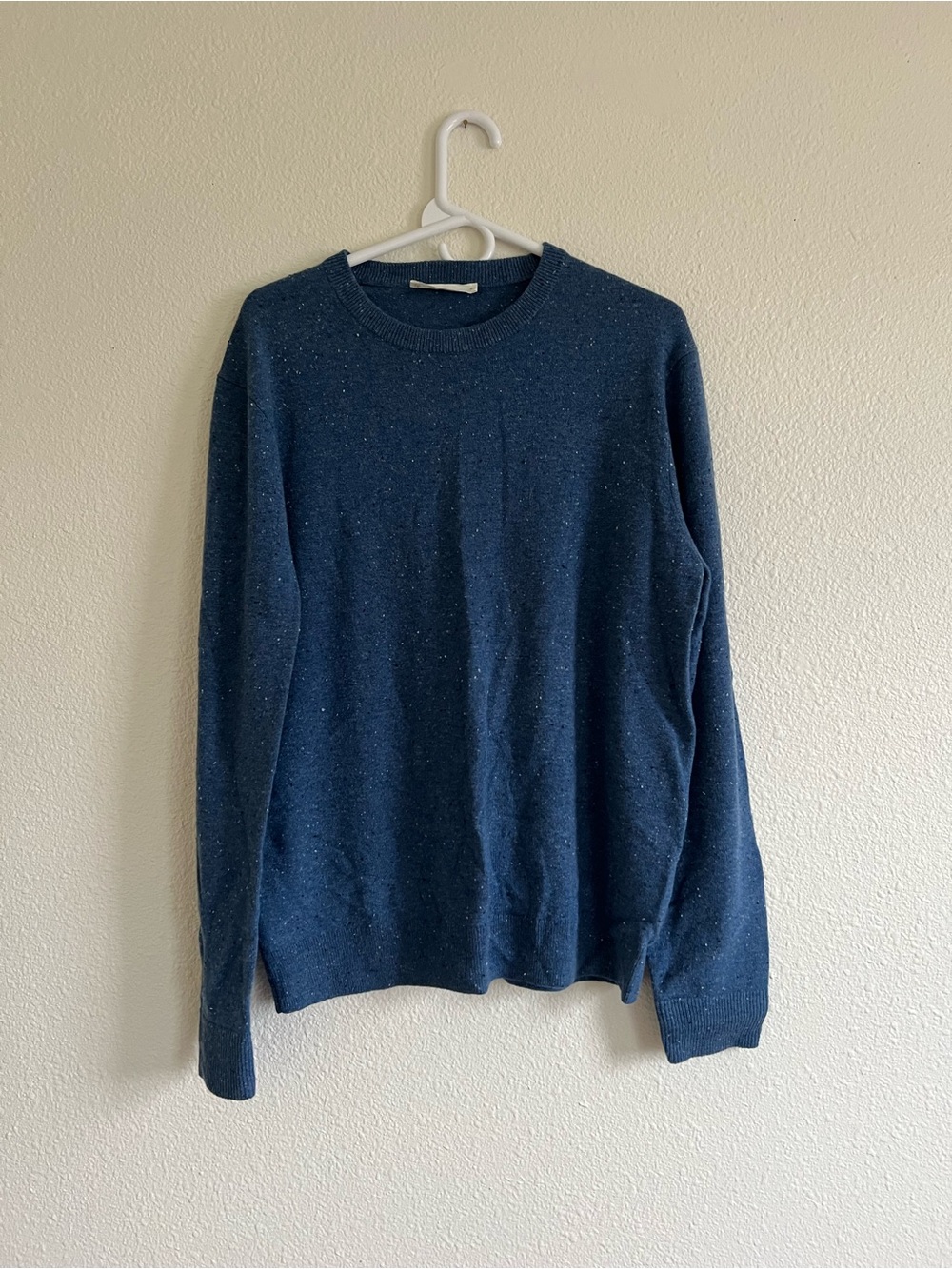 Everlane Men's Crewneck Sweater in Navy Blue